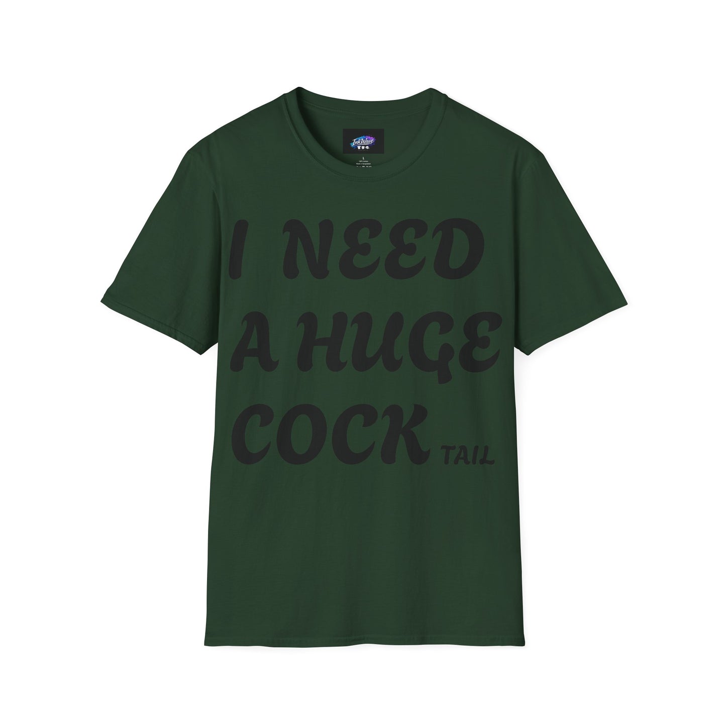 Graphic T-Shirt "I Need a Huge Cocktail" — Funny Bar & Party Tee