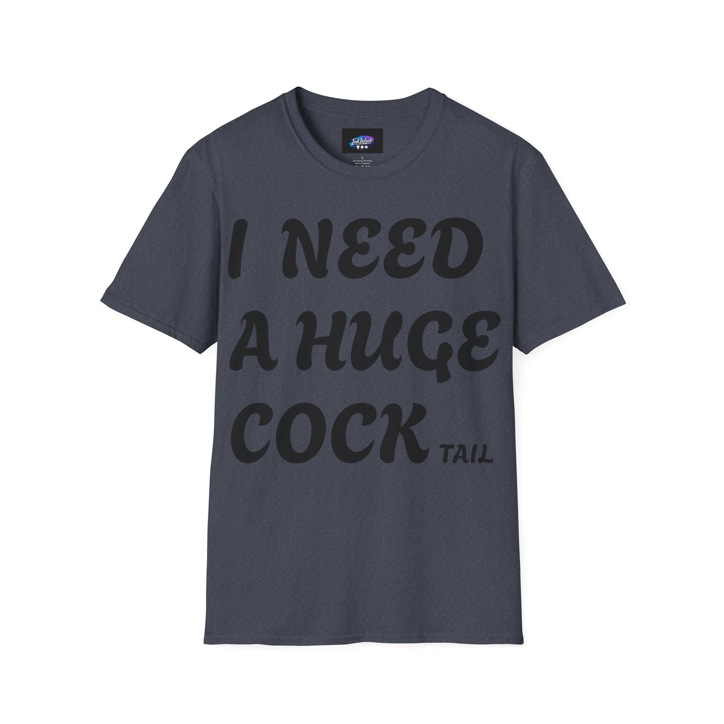 Graphic T-Shirt "I Need a Huge Cocktail" — Funny Bar & Party Tee