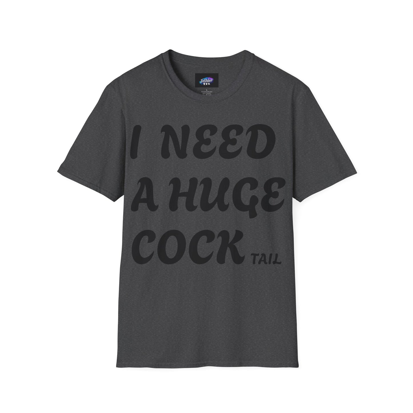 Graphic T-Shirt "I Need a Huge Cocktail" — Funny Bar & Party Tee