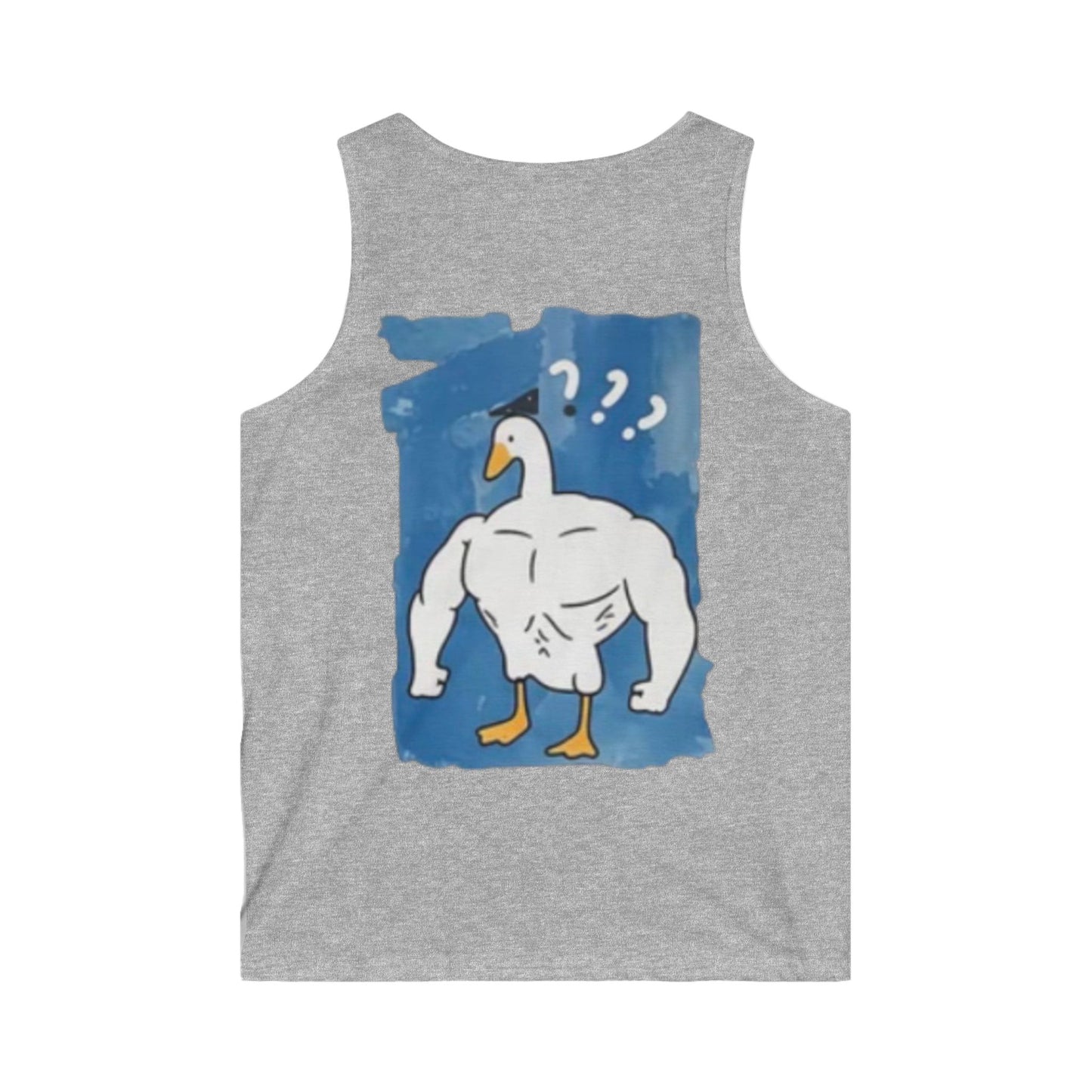 Sun's Out Guns Out Tank Top — Funny Muscular Goose Summer Shirt