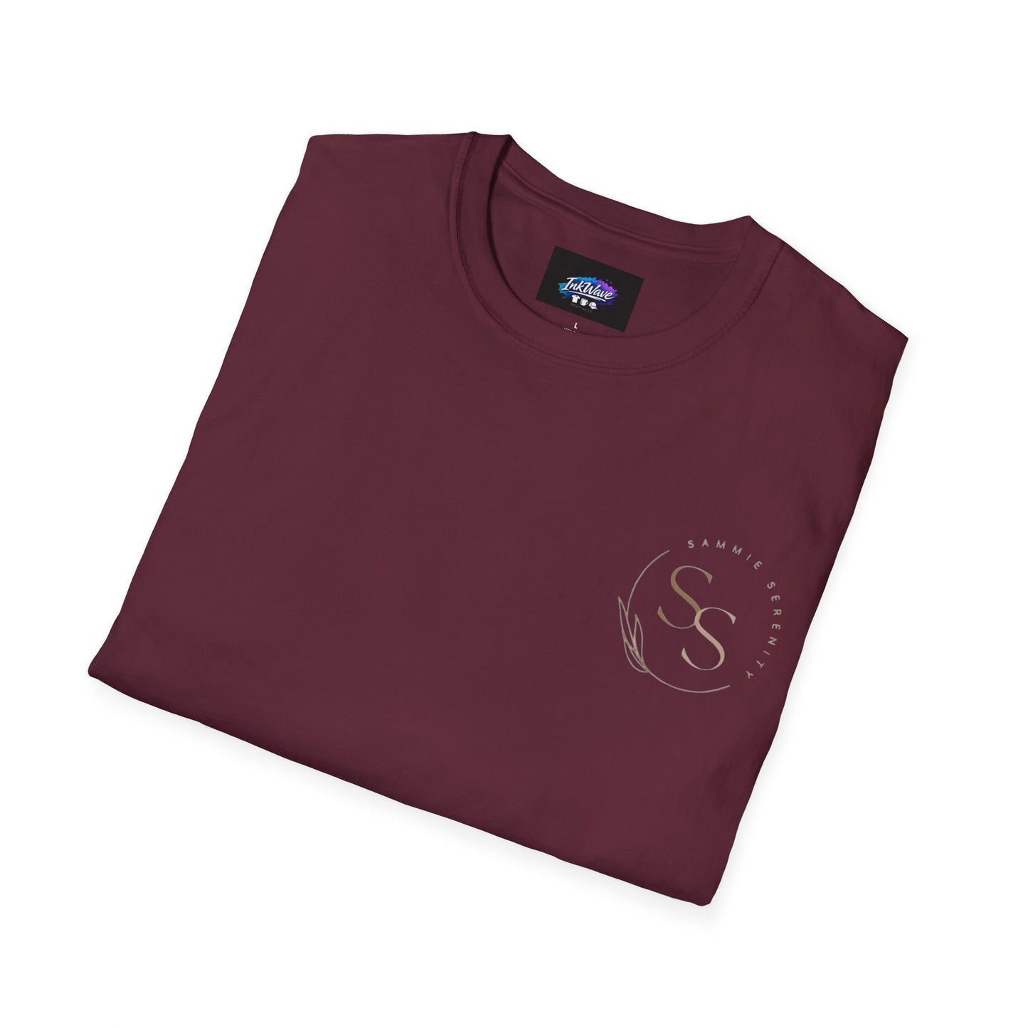 QR Code Gift Tee — "Scan here for 10 to spend on whatnot at sammieserenity"
