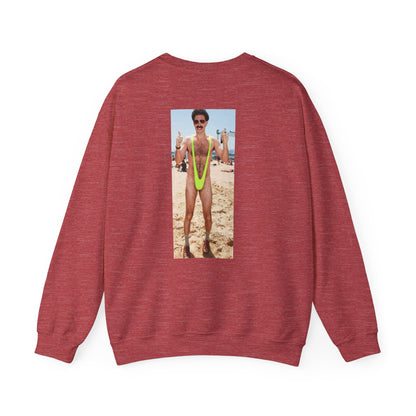 Funny BBQ Sweatshirt - "My Meat Is 100% Going In Your Mouth" with Grill image