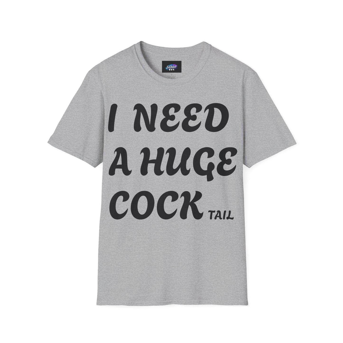 Graphic T-Shirt "I Need a Huge Cocktail" — Funny Bar & Party Tee