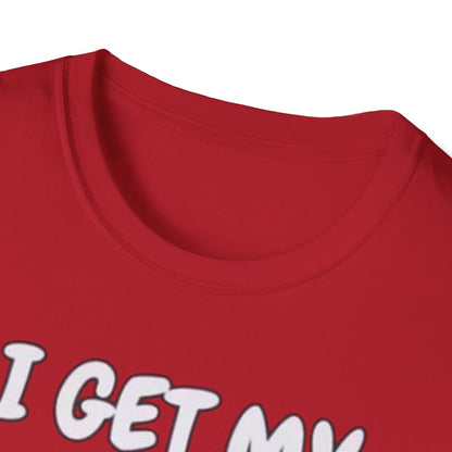 Knob Cheese T-Shirt — "I Get My Calcium From Knob Cheese" Cute Mouse Graphic Tee