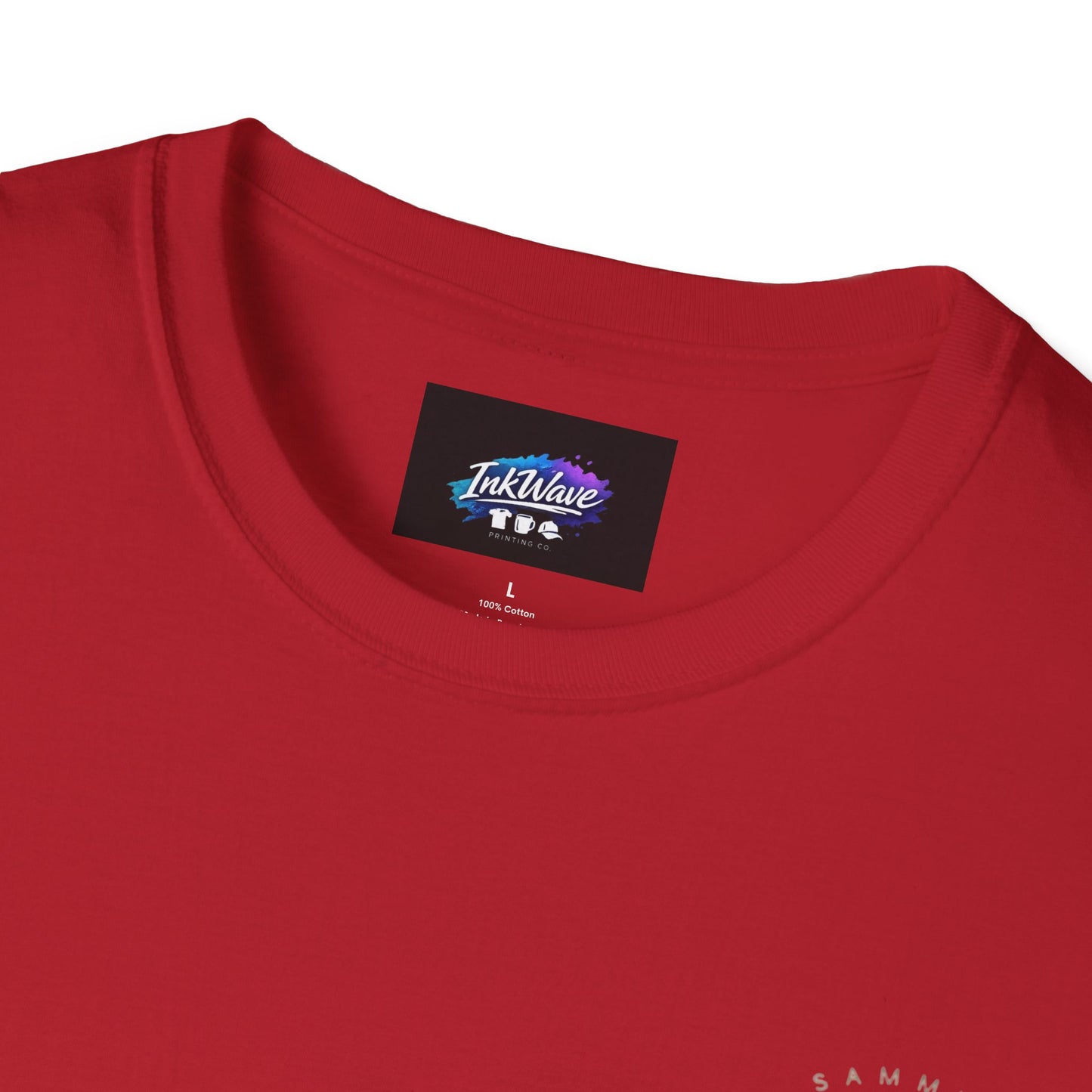 QR Code Gift Tee — "Scan here for 10 to spend on whatnot at sammieserenity"