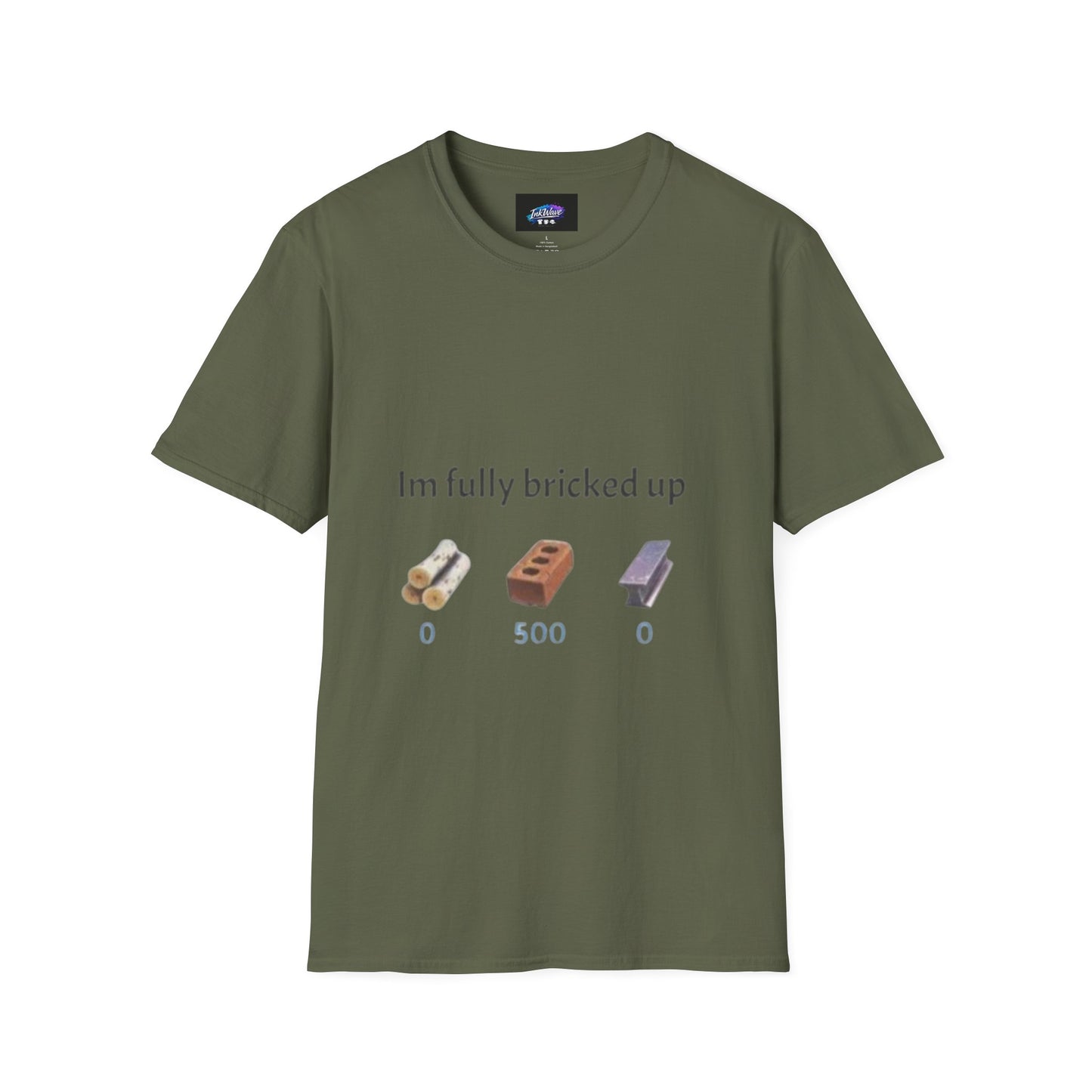 T-Shirt — “I’m Fully Bricked Up” Funny Brick-Collecting Gamer Tee