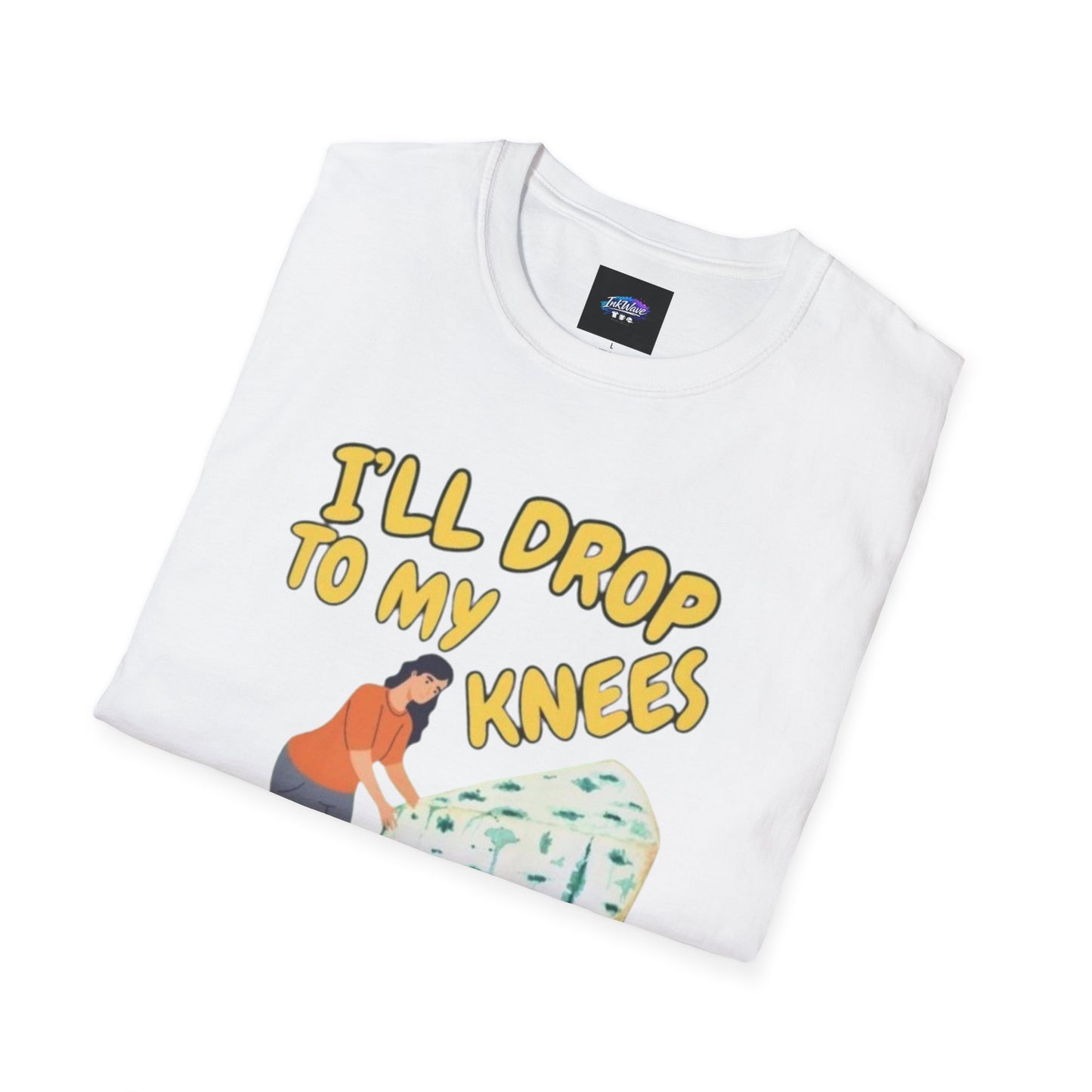 Knob Cheese Graphic T-Shirt — "I'll Drop to My Knees for a Taste of Knob Cheese"