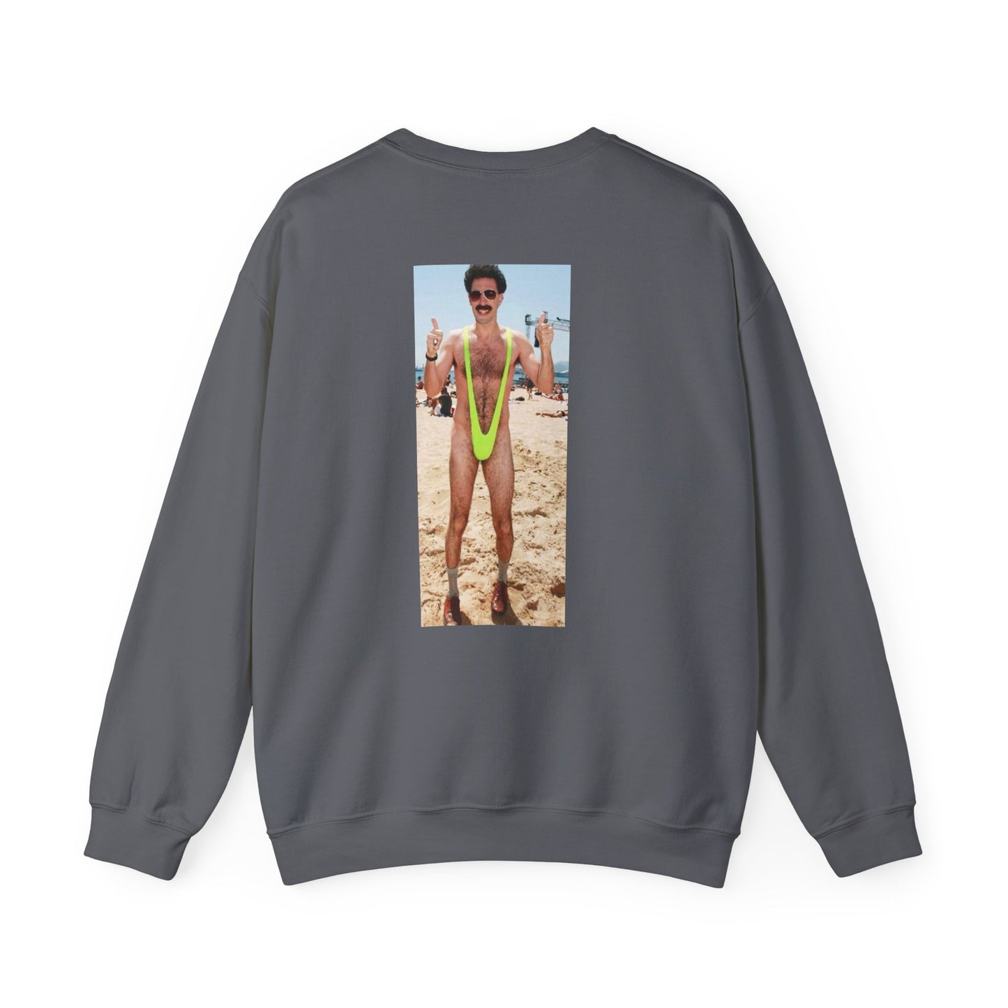 Funny BBQ Sweatshirt - "My Meat Is 100% Going In Your Mouth" with Grill image