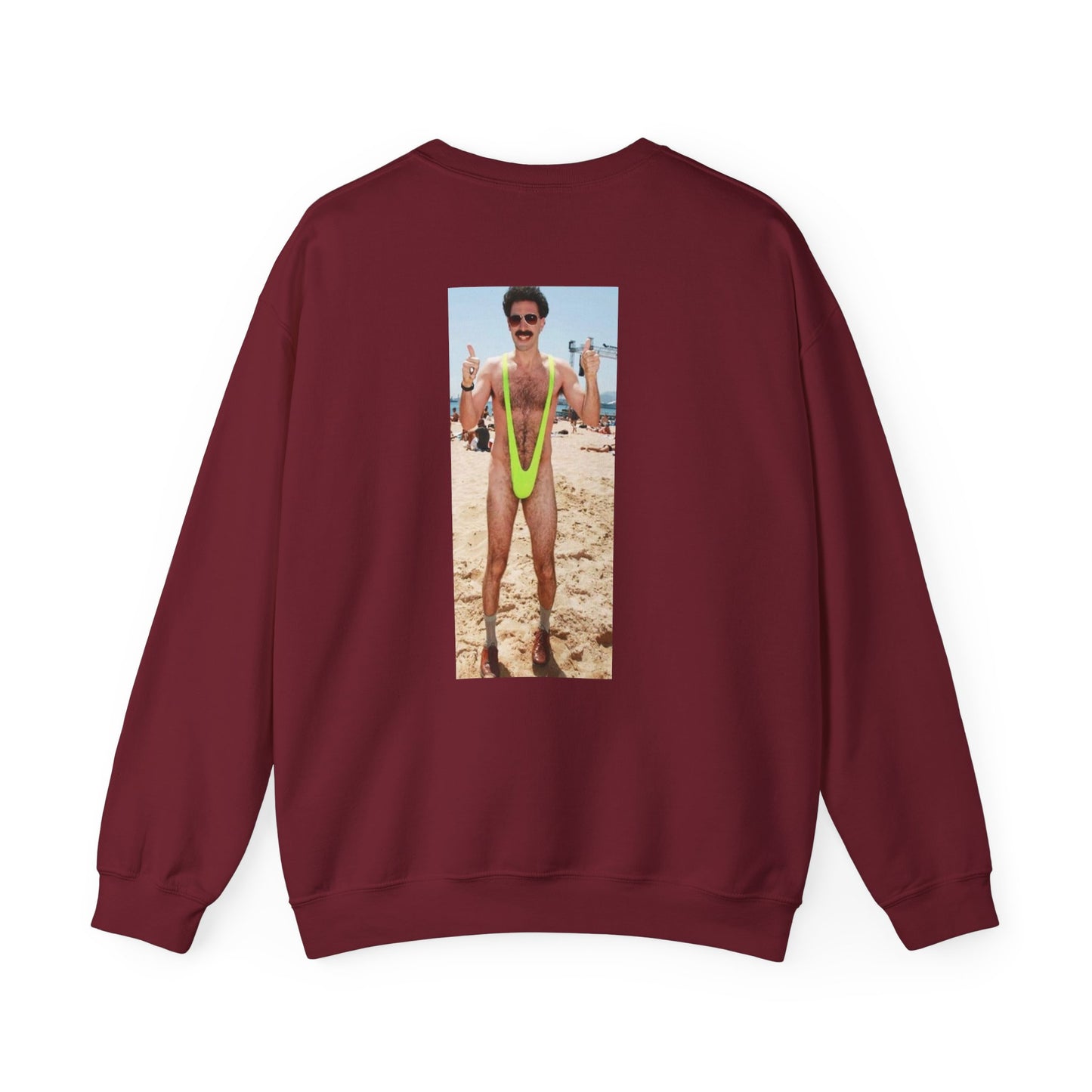 Funny BBQ Sweatshirt - "My Meat Is 100% Going In Your Mouth" with Grill image