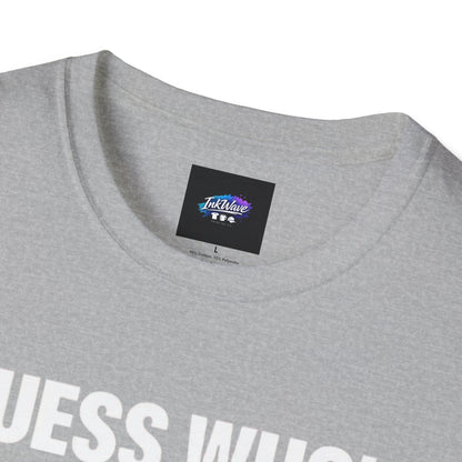 Funny Graphic T-Shirt — "Guess Who's Got a Boner" Emoji Tee