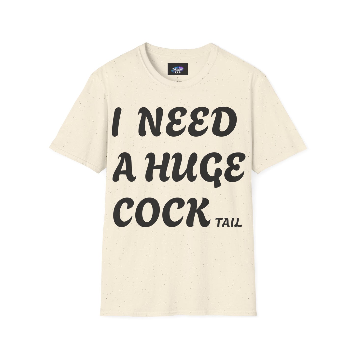 Graphic T-Shirt "I Need a Huge Cocktail" — Funny Bar & Party Tee