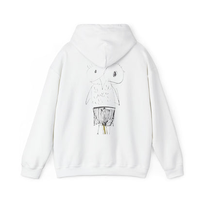 Hoodie — "Am I Childish?" Funny Checkbox Hoodie with Cute Owl Back Graphic
