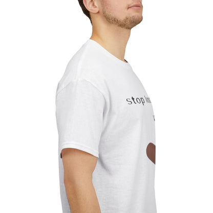 Graphic Tee — "Stop Looking at My Wiener" Hot Dog Humor Shirt