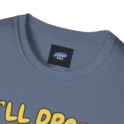 Knob Cheese Graphic T-Shirt — "I'll Drop to My Knees for a Taste of Knob Cheese"