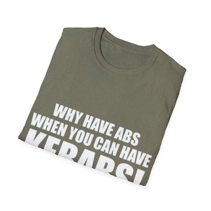 Kebabs T-Shirt — "Why Have Abs When You Can Have Kebabs!" Funny Food Lover Tee