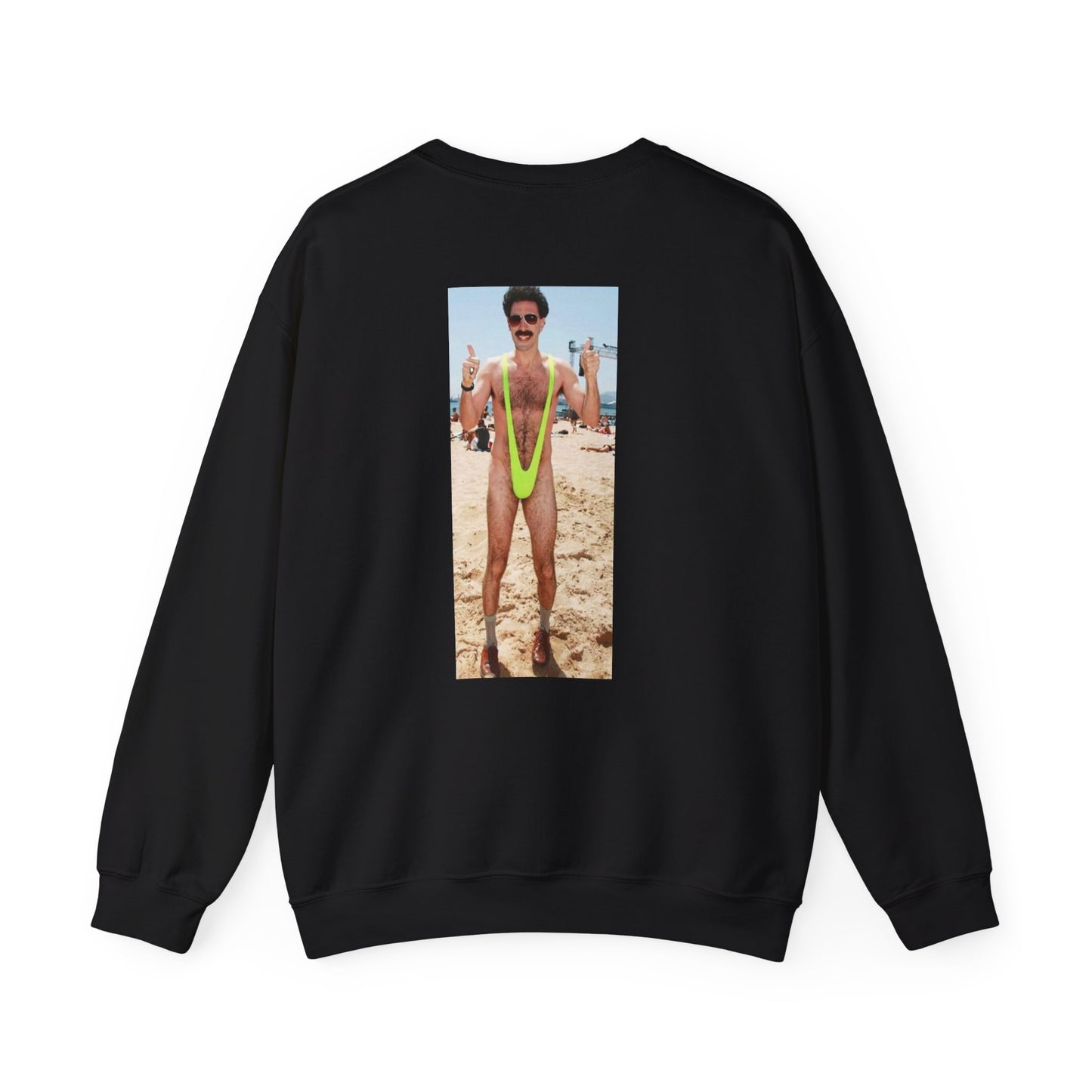 Funny BBQ Sweatshirt - "My Meat Is 100% Going In Your Mouth" with Grill image