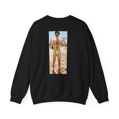 Funny BBQ Sweatshirt - "My Meat Is 100% Going In Your Mouth" with Grill image