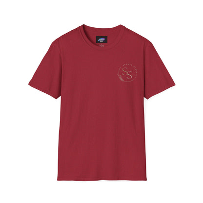 QR Code Gift Tee — "Scan here for 10 to spend on whatnot at sammieserenity"