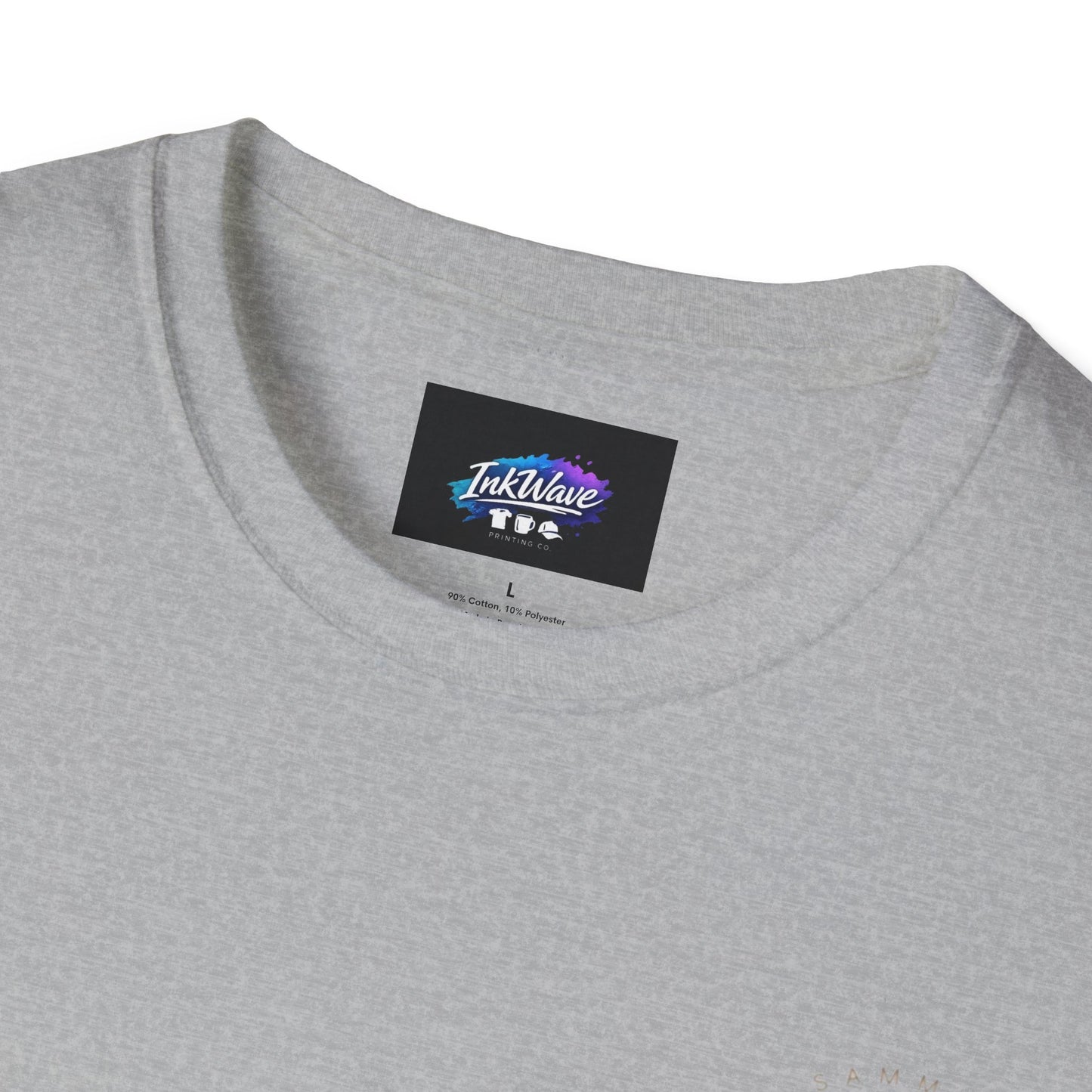 QR Code Gift Tee — "Scan here for 10 to spend on whatnot at sammieserenity"