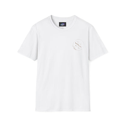 QR Code Gift Tee — "Scan here for 10 to spend on whatnot at sammieserenity"