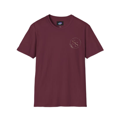 QR Code Gift Tee — "Scan here for 10 to spend on whatnot at sammieserenity"