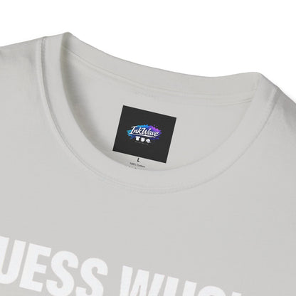 Funny Graphic T-Shirt — "Guess Who's Got a Boner" Emoji Tee