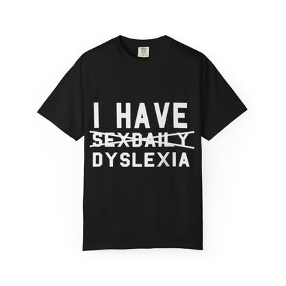 T-Shirt — Faded Front Text Crewneck (I HAVE... design)