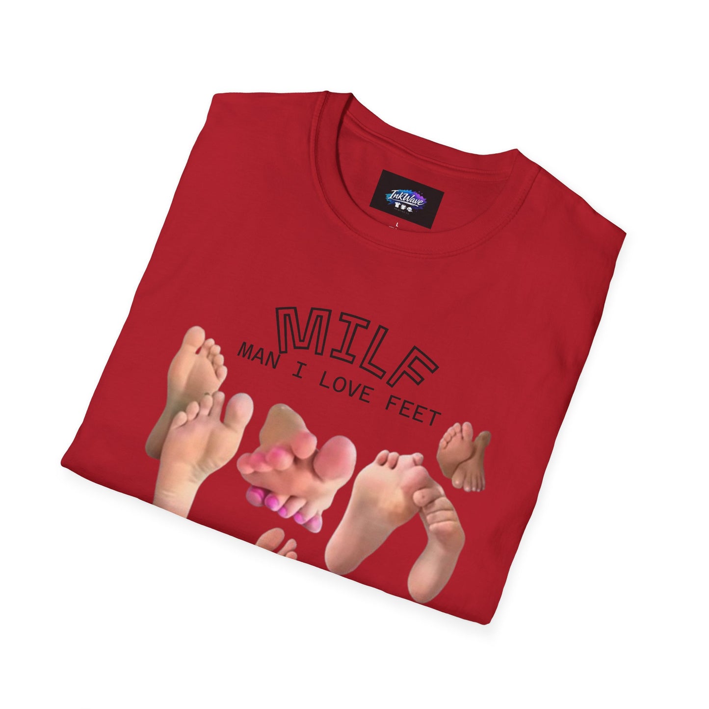 MILF Feet Graphic T-Shirt — Man I Love Feet Novelty Tee