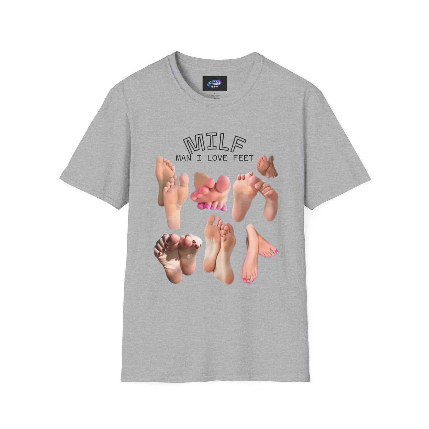 MILF Feet Graphic T-Shirt — Man I Love Feet Novelty Tee
