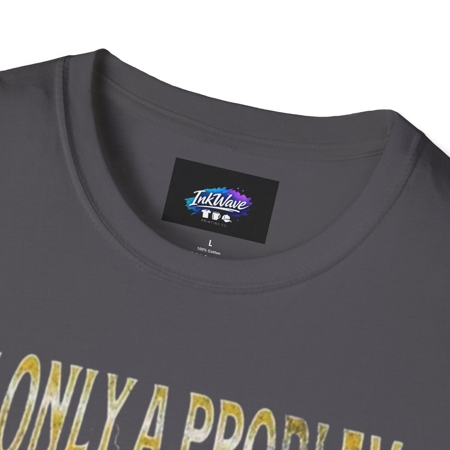 Casino Roulette T-Shirt — "It's Only a Problem If You're Losing" Poker Chips Graphic Tee