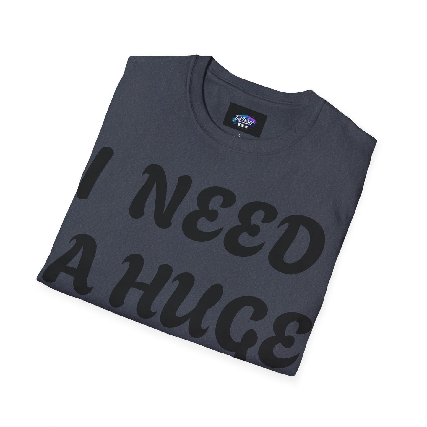 Graphic T-Shirt "I Need a Huge Cocktail" — Funny Bar & Party Tee