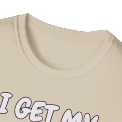 Knob Cheese T-Shirt — "I Get My Calcium From Knob Cheese" Cute Mouse Graphic Tee