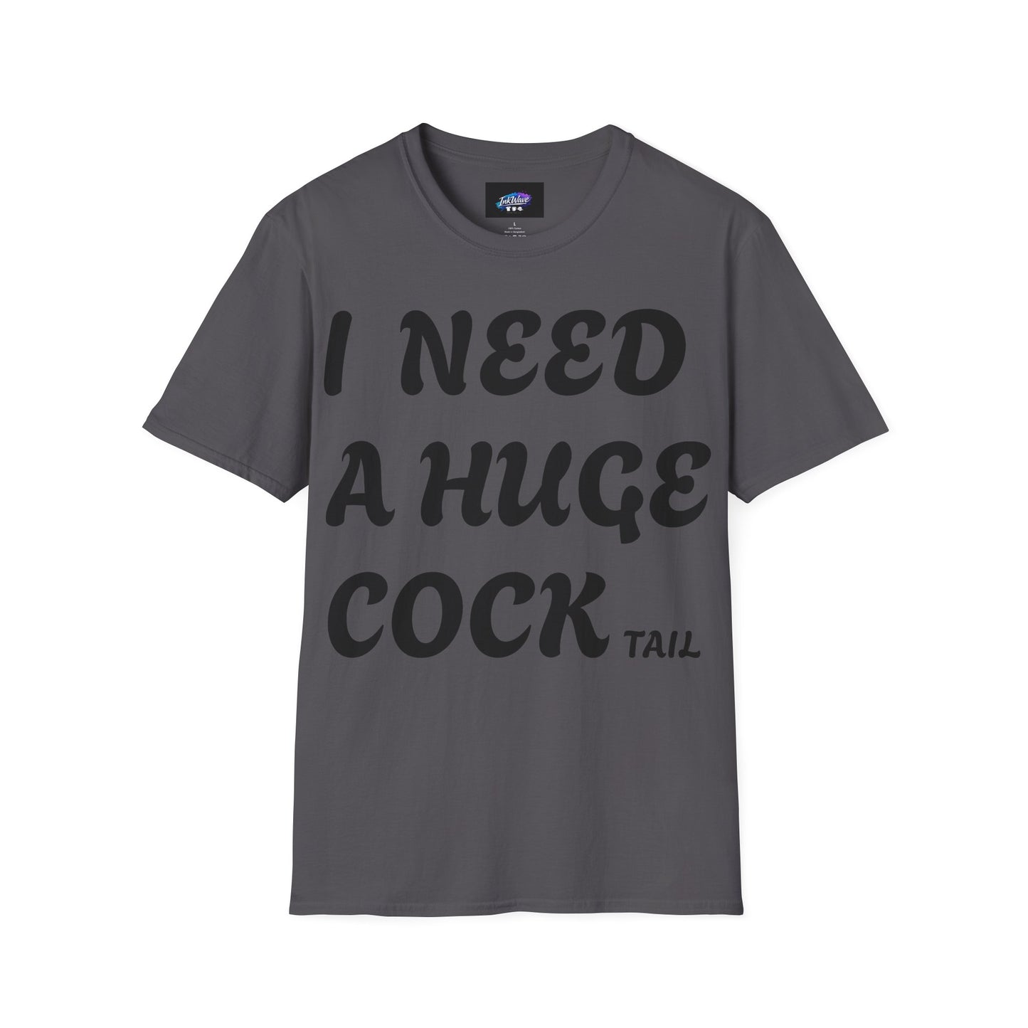 Graphic T-Shirt "I Need a Huge Cocktail" — Funny Bar & Party Tee
