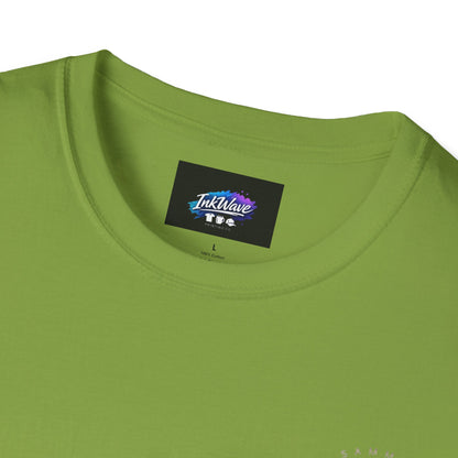 QR Code Gift Tee — "Scan here for 10 to spend on whatnot at sammieserenity"
