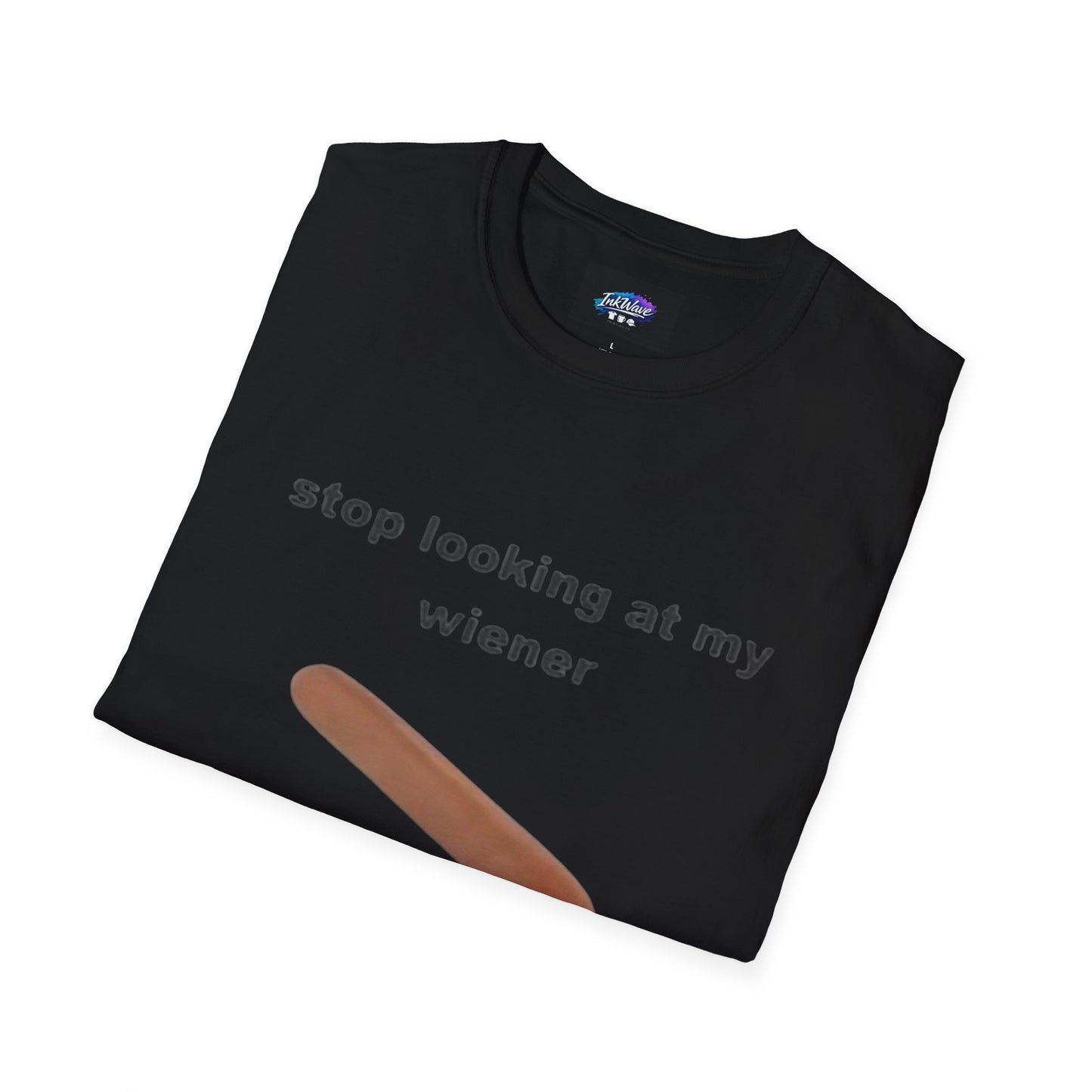 Funny 'Stop Looking at My Wiener' T-Shirt — Hot Dog Graphic Tee