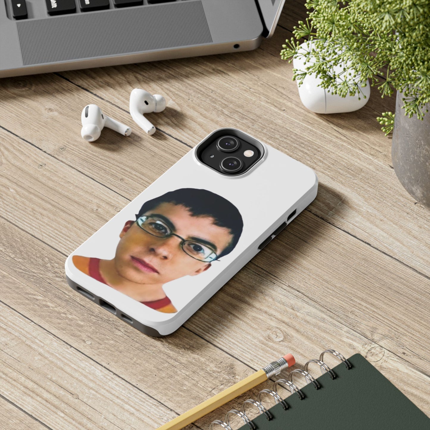 A boy image on phone case meme— Funny Cute Meme Protective Case