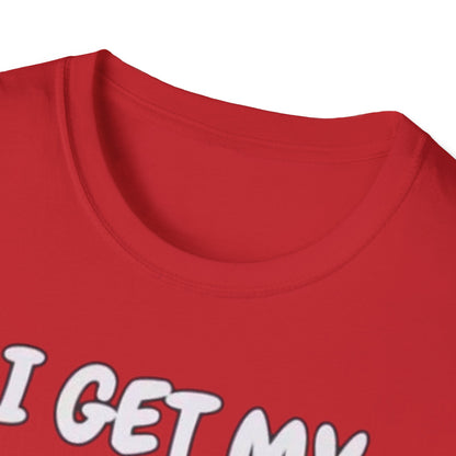 Knob Cheese T-Shirt — "I Get My Calcium From Knob Cheese" Cute Mouse Graphic Tee