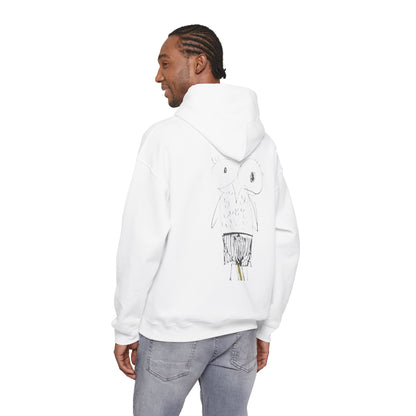 Hoodie — "Am I Childish?" Funny Checkbox Hoodie with Cute Owl Back Graphic